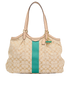 Devin Tote, &pound;250, Handbags, Beige, Canvas, Front view